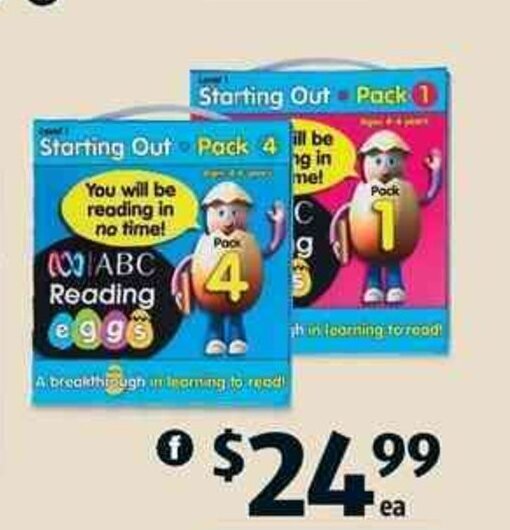 ABC Reading Eggs offer at ALDI