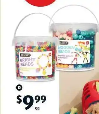 ALDI Wooden or Plastic Beads offer