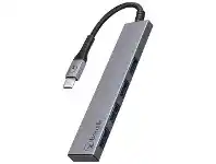 Officeworks Bonelk USB-C to USB 3.0 4-Port Hub Grey offer