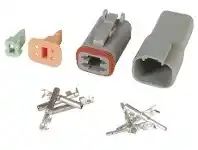 Jaycar Electronics Waterproof Deutsch Connector Set - 4 Way offer
