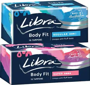 Libra Regular or Super Tampons 16 Pack