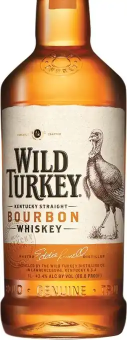 IGA Xpress Wild Turkey Bourbon 1 Litre offer