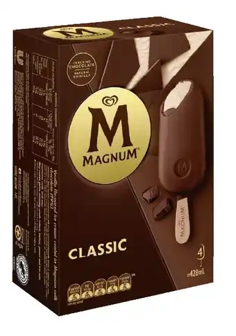 IGA Xpress Streets Magnum Ice Cream 4 Pack Selected Varieties offer