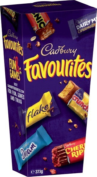 IGA Xpress Cadbury Favourites 373g or Toblerone Gift Box 240g offer