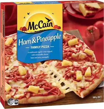 IGA Xpress McCain Family Pizza 500g Selected Varieties offer