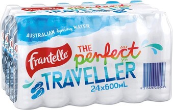 IGA Frantelle Spring Water 24x600mL offer