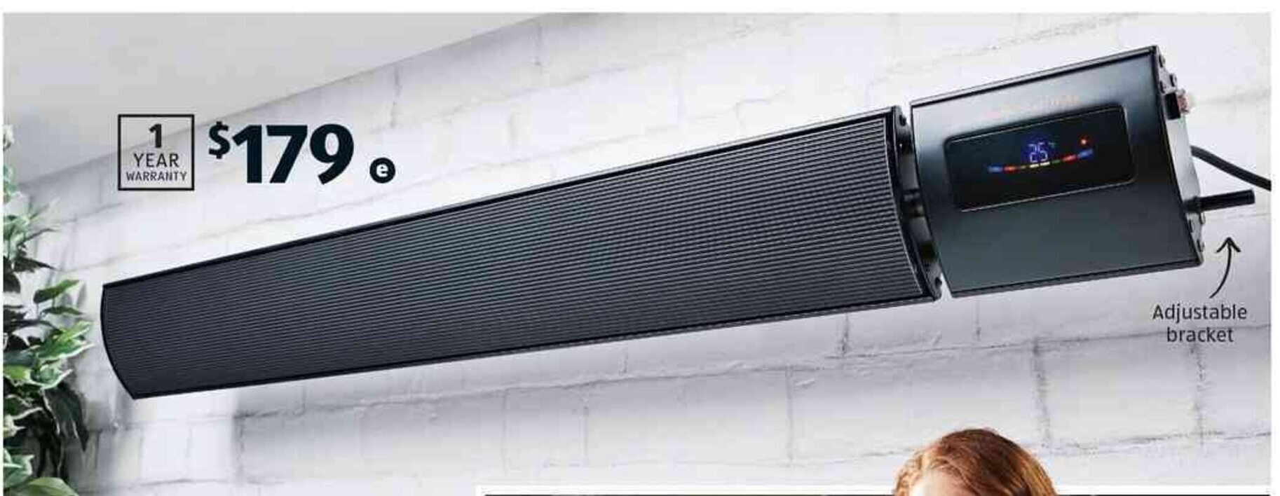 Outdoor Panel Strip Heater offer at ALDI