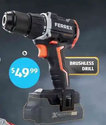 ALDI Brushless Drill Skin 20V offer