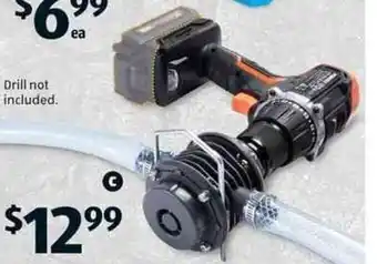 ALDI Drill Powered Pump offer