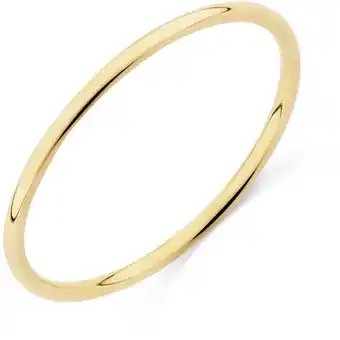 Michael Hill Plain Band Ring in 10kt Yellow Gold offer