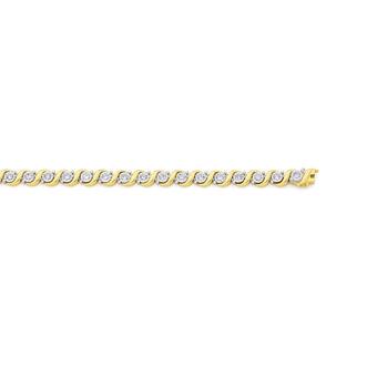 Angus & Coote 9ct Gold Diamond Swirl Bracelet offer