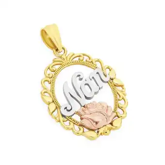 9ct Gold Tri Tone Nan Pendant