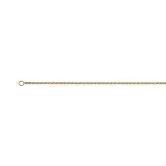 Angus & Coote 9ct Rose Gold 45cm Solid Curb Chain offer