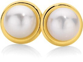 Angus & Coote 9ct Gold Cultured Freshwater Pearl Stud Earrings offer
