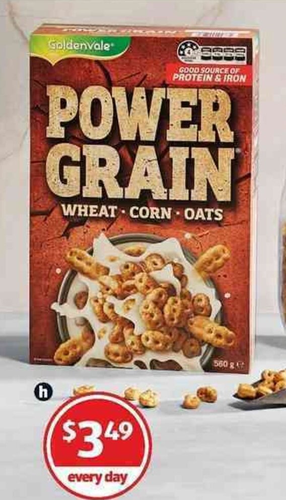 Goldenvale Power Grain 560g offer at ALDI