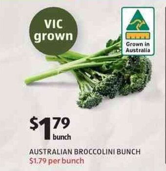 ALDI Australian Broccolini Bunch offer