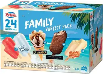 IGA Peters Family Variety Ice Cream 24 Pack offer