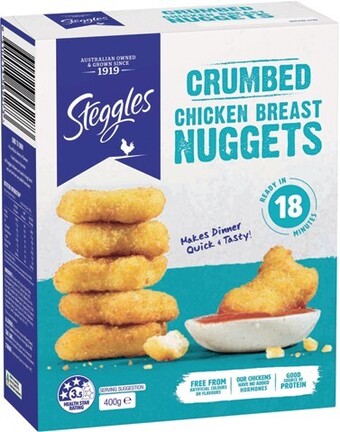 IGA Steggles Chicken Breast Nuggets 400g offer