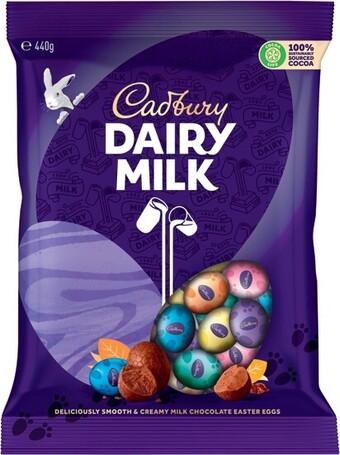 Cadbury Dairy Milk Easter Eggs Bag 440g*