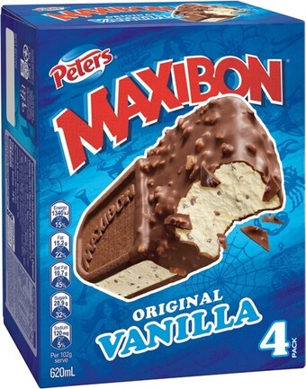 IGA Peters Maxibon 4 Pack Selected Varieties offer