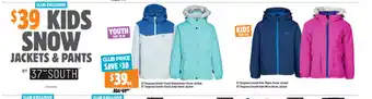 Anaconda Kids Snow Jackets & Pants offer