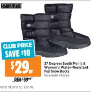 37 Degress South Men s Womens Water Resistant Fuji Snow Boots offer at Anaconda