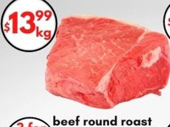 Beef round roast