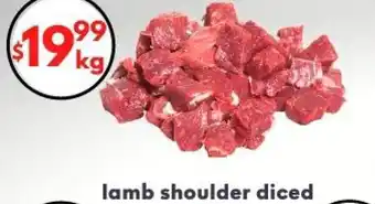 Fresh Plus Supermarkets Lamb shoulder diced offer
