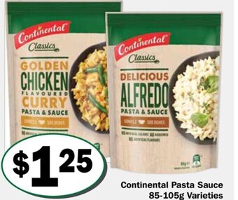 Friendly Grocer Continental Pasta Sauce 85-105g Varieties offer