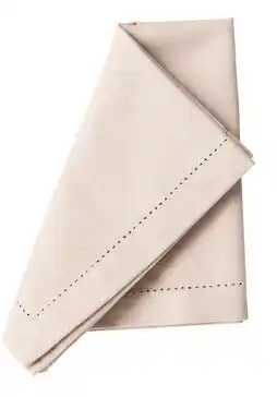 Salisbury & Co Stamford Napkins in Oatmeal