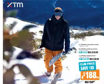 Anaconda XTM Men's Axel Snow Jacket offer