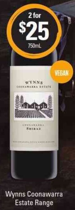 Wynns Coonawarra Estate Range 750ml