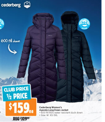 Anaconda Cederberg Women's Ayanda Long Down Jacket offer