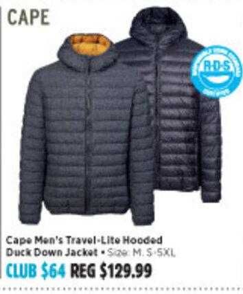 Cape travel 2024 lite down jacket