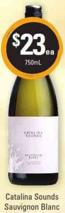 Cellarbrations Catalina Sounds Sauvignon Blanc 750ml offer
