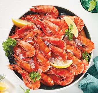 Woolworths Fresh Cooked Australian Large Tiger Prawns offer