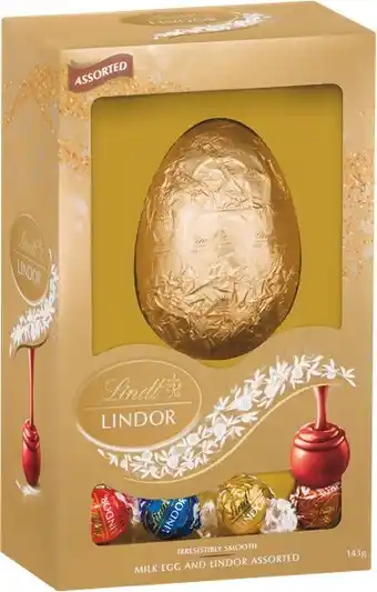 Woolworths Lindt Assorted Chocolate Gift Box 143g offer