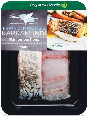 Woolworths Humpty Doo Skin On Barramundi 260g offer
