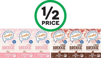 Woolworths Nexba Liquid Breakfast 3 x 250ml offer