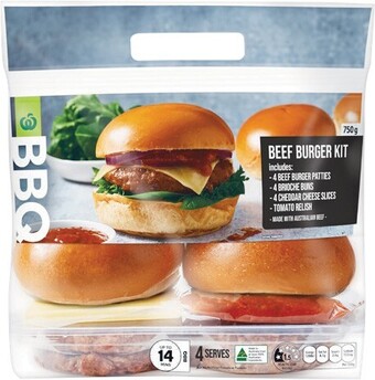 Woolworths Woolworths BBQ Burger Kit 750g offer