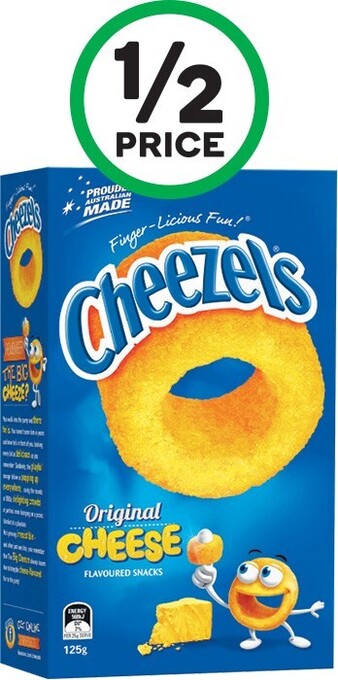 Woolworths Cheezels Cheese 125g offer