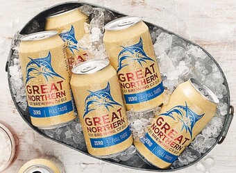 Woolworths Great Northern Zero 6 x 375ml offer