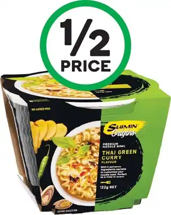 Woolworths Suimin Noodle Bowl 110-137g offer