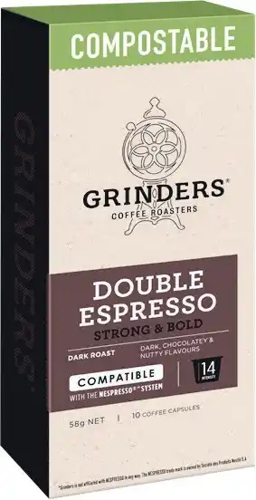 Woolworths Nespresso Compatible Compostable Coffee Capsules Pk 10 offer