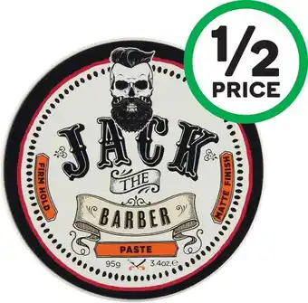 Woolworths Jack The Barber Hair Paste 95g offer