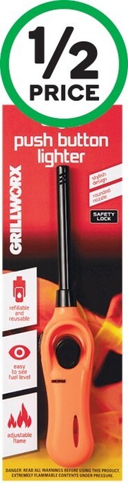 Woolworths Grillworx Push Button Lighter Pk 1 offer