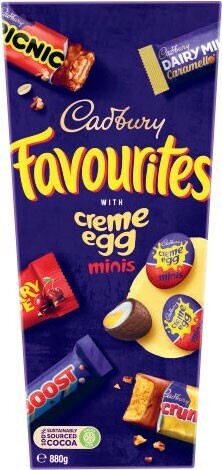 Coles Cadbury Favourites Boxed Chocolate 880g offer