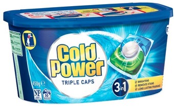 Coles Cold Power Laundry Capsules 30 Pack offer