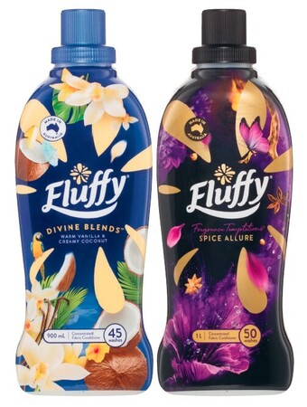 Coles Fluffy Fabric Softener 900mL-1 Litre offer