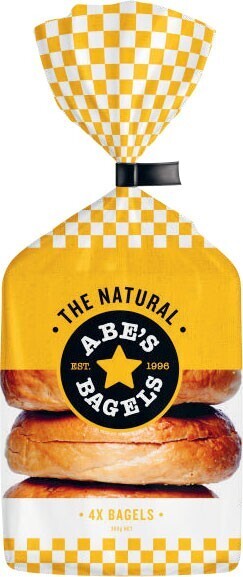 Abe’s Bagels 4 Pack 360g